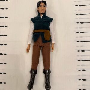 Disney Flynn Rider Doll - Green Vest, White Shirt, Brown Pants